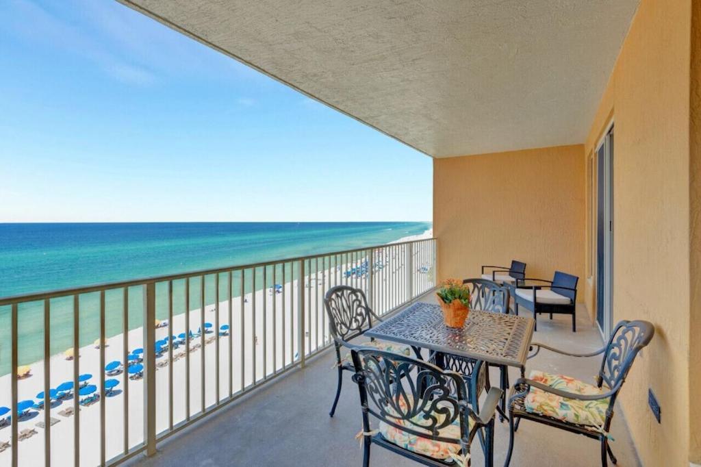 Treasure Island 707 - Gulf Front, Sunset Views, Heated Resort Pool & Hot Tub! Panama City Beach Exterior photo